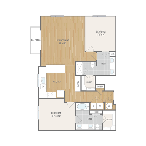 Lyra on McKinney B5 Floor Plan